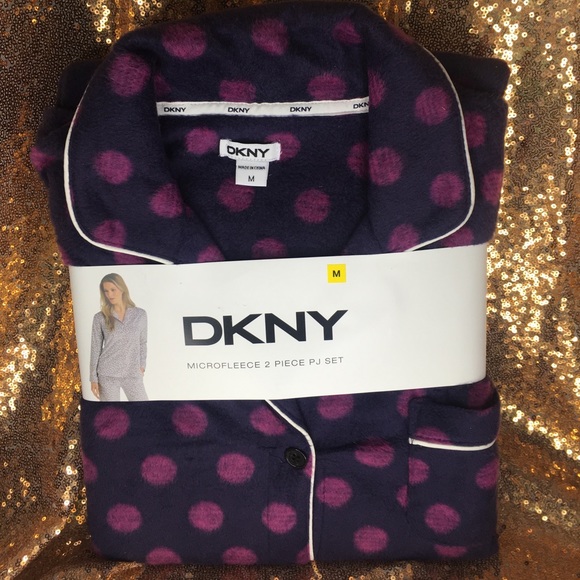 dkny microfleece pajamas